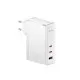Incarcator EU 3in1, 140W, Cablu Type-C, 1m - Baseus GaN5 Pro (CCGP100202) - White Incarcator EU 3in1, 140W, Cablu Type-C, 1m - Baseus GaN5 Pro (CCGP100202) - White