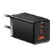 Incarcator EU 3in1, 65W, Cablu Type-C - Baseus GaN5 Pro (CCGP120201) - Black Incarcator EU 3in1, 65W, Cablu Type-C - Baseus GaN5 Pro (CCGP120201) - Black