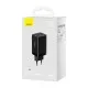 Incarcator EU 3in1, 65W, Cablu Type-C - Baseus GaN5 Pro (CCGP120201) - Black Incarcator EU 3in1, 65W, Cablu Type-C - Baseus GaN5 Pro (CCGP120201) - Black
