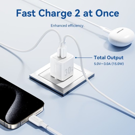 Incarcator EU, GaN, Type-C, USB, PD30W, Fast Charging - Vention (TZ-FEQB0-EU-01) - Black Incarcator EU, GaN, Type-C, USB, PD30W, Fast Charging - Vention (TZ-FEQB0-EU-01) - Black