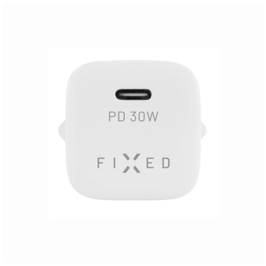 Incarcator EU, Type-C, 30W - Fixed Mini (FIXC30M-C-WH) - White Incarcator EU, Type-C, 30W - Fixed Mini (FIXC30M-C-WH) - White