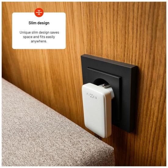 Incarcator EU, Type-C, 30W - Fixed Slim (FIXCG30S-C-WH) - White Incarcator EU, Type-C, 30W - Fixed Slim (FIXCG30S-C-WH) - White