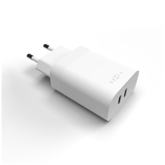 Incarcator EU, Type-C, 35W - Fixed (FIXC35-2C-WH) - White Incarcator EU, Type-C, 35W - Fixed (FIXC35-2C-WH) - White