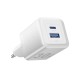 Incarcator GaN, Type-C, USB, PD30W, Dual Fast Charging - Vention (FEQW0-EU) - White Incarcator GaN, Type-C, USB, PD30W, Dual Fast Charging - Vention (FEQW0-EU) - White