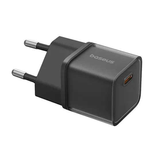 Incarcator GaN5S, Type-C, Fast Charge, 30W - Baseus Gallium Nitride (P10162504113-00) - Black Incarcator GaN5S, Type-C, Fast Charge, 30W - Baseus Gallium Nitride (P10162504113-00) - Black