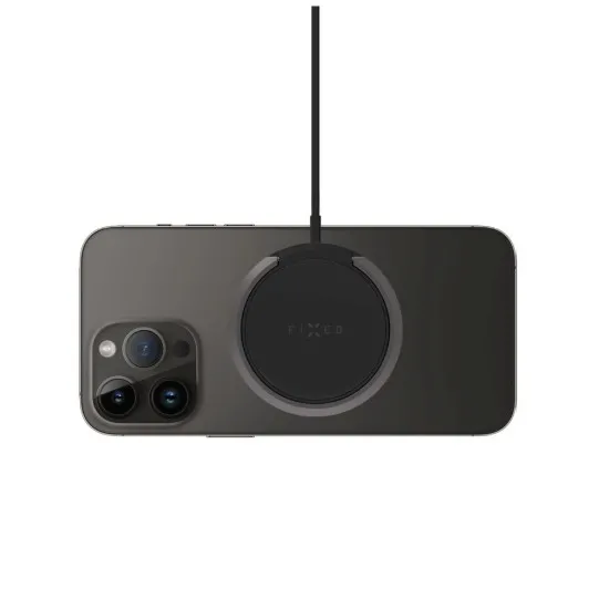 Incarcator Magnetic cu Cablu si Suport, 15W, 1.2m - Fixed (FIXMPAD2-BK) - Black Incarcator Magnetic cu Cablu si Suport, 15W, 1.2m - Fixed (FIXMPAD2-BK) - Black