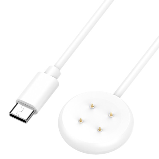 Incarcator pentru Google Pixel Watch 3 (41mm, 45mm) / 2 / Fitbit Ace LTE, Type-C - Techsuit (THC5) - White Incarcator pentru Google Pixel Watch 3 (41mm, 45mm) / 2 / Fitbit Ace LTE, Type-C - Techsuit (THC5) - White