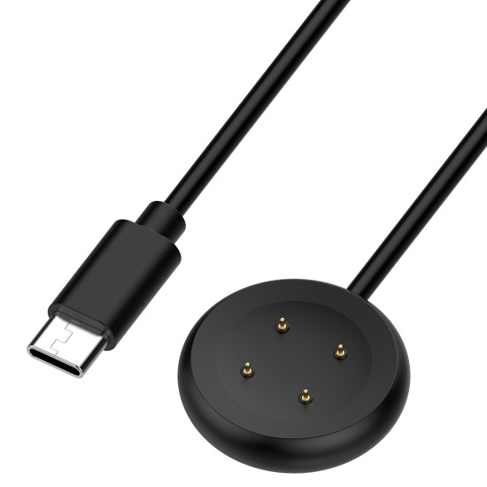 Incarcator pentru Google Pixel Watch3 (41mm, 45mm) / 2 / Fitbit Ace LTE, Type-C - Techsuit (THC5) - Black Incarcator pentru Google Pixel Watch3 (41mm, 45mm) / 2 / Fitbit Ace LTE, Type-C - Techsuit (THC5) - Black