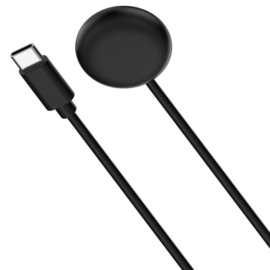Incarcator pentru Google Pixel Watch3 (41mm, 45mm) / 2 / Fitbit Ace LTE, Type-C - Techsuit (THC5) - Black Incarcator pentru Google Pixel Watch3 (41mm, 45mm) / 2 / Fitbit Ace LTE, Type-C - Techsuit (THC5) - Black