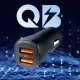 Incarcator pentru Masina 2 x USB, 30W - Spigen Essential (EV302) - Black