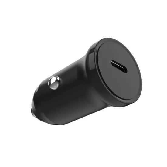 Incarcator pentru Masina, Type-C, 30W - Fixed (FIXCC30N-C-BK) - Black Incarcator pentru Masina, Type-C, 30W - Fixed (FIXCC30N-C-BK) - Black