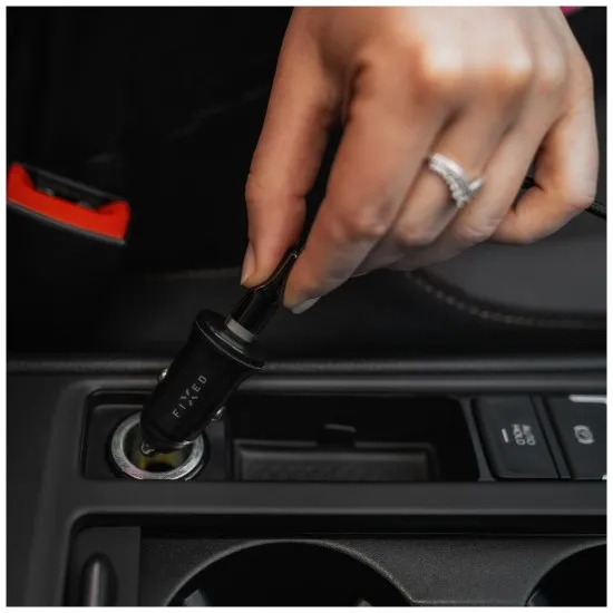 Incarcator pentru Masina, Type-C, 30W - Fixed (FIXCC30N-C-BK) - Black Incarcator pentru Masina, Type-C, 30W - Fixed (FIXCC30N-C-BK) - Black