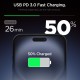 Incarcator pentru Priza, 20W, Type-C, GaN, Fast Charging - Spigen Essential (EE201EU) - White