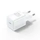 Incarcator pentru priza EU, GaN, 20W, Type-C, Smart Charging - Vention (FEPW0-EU) - White Incarcator pentru priza EU, GaN, 20W, Type-C, Smart Charging - Vention (FEPW0-EU) - White