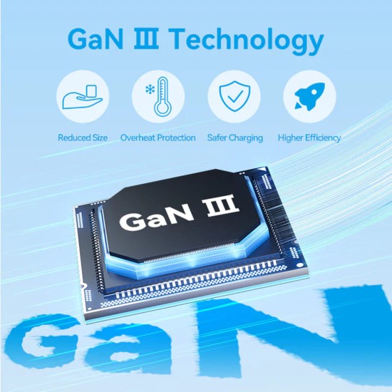 Incarcator pentru priza EU, Type-C, GaN Technology, 20W, 1m - Vention (TZ-FEPB0-EU-01) - Black