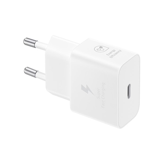 Incarcator pentru Priza Type-C, Fast Charging, 25W - Samsung EP-T2510 (EP-T2510NWEGWW) - White (Blister Packing) Incarcator pentru Priza Type-C, Fast Charging, 25W - Samsung EP-T2510 (EP-T2510NWEGWW) - White (Blister Packing)