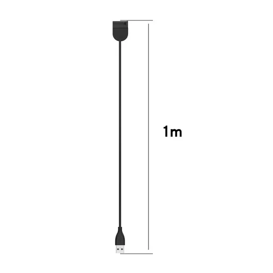 Incarcator pentru Xiaomi Mi Band 5/6/7, USB, 3.5W, 1m - Techsuit (TXC1) - Black