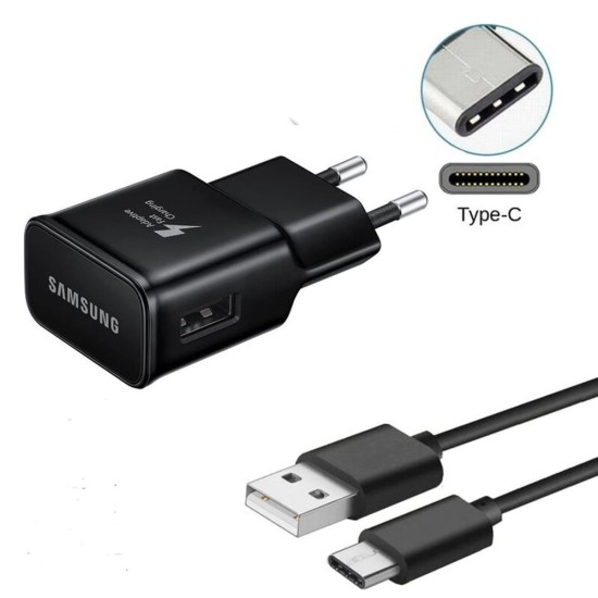 Incarcator Priza cu Cablu USB-C (EP-DG970BBE) - Samsung (EP-TA200EBE) - Black