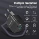 Incarcator Priza GaN, USB, Type-C, 25W - Techsuit (CHPD216) - Black Incarcator Priza GaN, USB, Type-C, 25W - Techsuit (CHPD216) - Black
