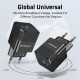 Incarcator Priza GaN, USB, Type-C, 25W - Techsuit (CHPD216) - White Incarcator Priza GaN, USB, Type-C, 25W - Techsuit (CHPD216) - White