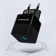 Incarcator Priza GaN, USB, Type-C, 25W - Techsuit (CHPD216) - White Incarcator Priza GaN, USB, Type-C, 25W - Techsuit (CHPD216) - White