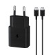 Incarcator Priza Type-C 15W, Fast Charging, Cablu Type-C la Type-C - Samsung (EP-T1510XBEGEU) - Black (Blister Packing) Incarcator Priza Type-C 15W, Fast Charging, Cablu Type-C la Type-C - Samsung (EP-T1510XBEGEU) - Black (Blister Packing)