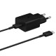 Incarcator Priza Type-C 15W, Fast Charging, Cablu Type-C la Type-C - Samsung (EP-T1510XBEGEU) - Black (Blister Packing) Incarcator Priza Type-C 15W, Fast Charging, Cablu Type-C la Type-C - Samsung (EP-T1510XBEGEU) - Black (Blister Packing)