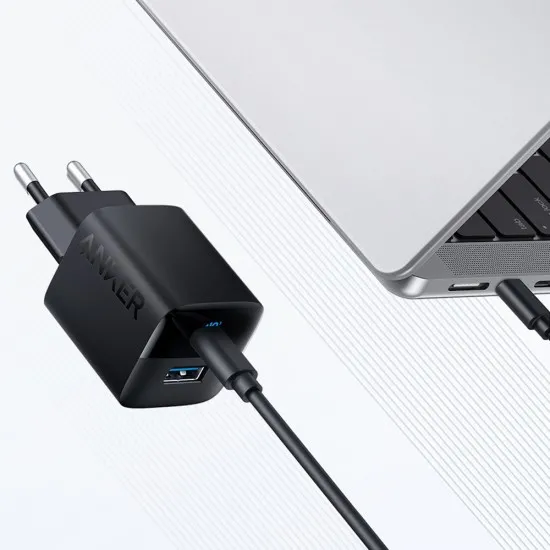 Incarcator Priza Type-C, USB, Fast Charging, 33W - Anker 323 (A2331G11) - Black