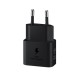 Incarcator priza USB-C, 25W + Cablu Type-C - Samsung (EP-T2510XWEGEU) - Black (Blister Packing)