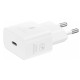 Incarcator priza USB-C, 25W + Cablu Type-C - Samsung (EP-T2510XWEGEU) - White (Blister Packing)