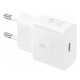 Incarcator priza USB-C, 25W + Cablu Type-C - Samsung (EP-T2510XWEGEU) - White (Blister Packing)