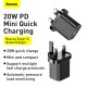 Incarcator Type-C cu Plug UK, Quick Charge 20W - Baseus Super Si (CCSUP-K01) - Black Incarcator Type-C cu Plug UK, Quick Charge 20W - Baseus Super Si (CCSUP-K01) - Black