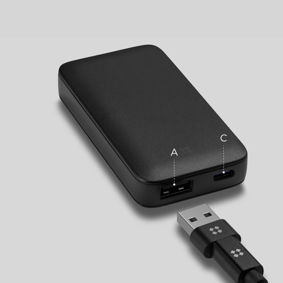 Incarcator US cu adaptor EU/UK, GaN, Type-C, USB, 65W - Edizard (EZ840101) - Black Incarcator US cu adaptor EU/UK, GaN, Type-C, USB, 65W - Edizard (EZ840101) - Black