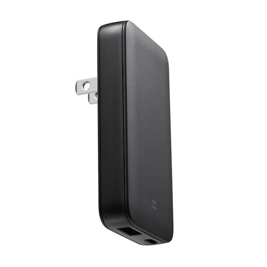 Incarcator US cu adaptor EU/UK, GaN, Type-C, USB, 65W - Edizard (EZ840101) - Black Incarcator US cu adaptor EU/UK, GaN, Type-C, USB, 65W - Edizard (EZ840101) - Black