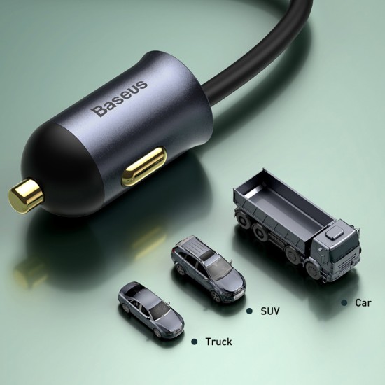 Incarcator USB, Type-C, Fast Charging, Multi-port, 120W - Baseus Share Together (CCBT-B0G) - Gray Incarcator USB, Type-C, Fast Charging, Multi-port, 120W - Baseus Share Together (CCBT-B0G) - Gray