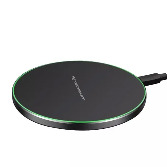 Incarcator Wireless 10W - Techsuit Premium (CHWR002) - Black Incarcator Wireless 10W - Techsuit Premium (CHWR002) - Black