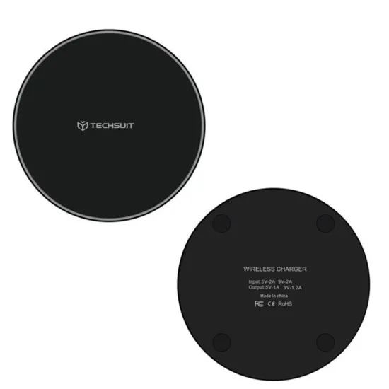 Incarcator Wireless 10W - Techsuit Premium (CHWR002) - Black Incarcator Wireless 10W - Techsuit Premium (CHWR002) - Black