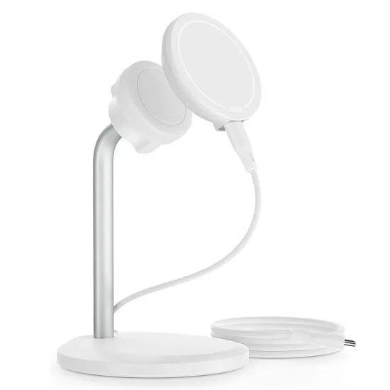 Incarcator Wireless Apple MagSafe - ESR HaloLock Shift - White Incarcator Wireless Apple MagSafe - ESR HaloLock Shift - White