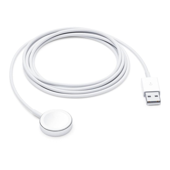 Incarcator wireless cu cablu USB la Apple Watch, 2m - Apple (MX2F2ZM/A) - White (Bulk Packing)