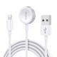 Incarcator wireless cu cablu USB la Apple Watch, Lightning, 2.4A, 1.2m - Yesido (CA70) - White