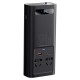 Invertor pentru Masina USB, Type-C, CN/EU, 150W/12V, 500W/220V + Cleme si Cablu 12V - Baseus (CGNB000101) - Black