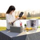 Invertor pentru Masina USB, Type-C, CN/EU, 150W/12V, 500W/220V + Cleme si Cablu 12V - Baseus (CGNB000101) - Black