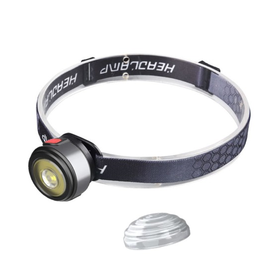 Lanterna Cap XPG, COB, LED - Techsuit (HL-B-01) - Silver