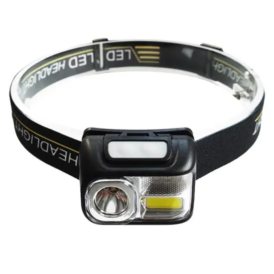 Lanterna Cap XPG, COB, LED - Techsuit (HL-B-02) - Black Lanterna Cap XPG, COB, LED - Techsuit (HL-B-02) - Black