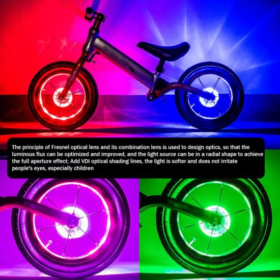 Lumini pentru Spite Bicicleta, 7 Culori - Techsuit (THSB2) - Multicolour