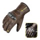 Manusi de Barbati, M, pentru Moto - Techsuit (OG106) - Brown