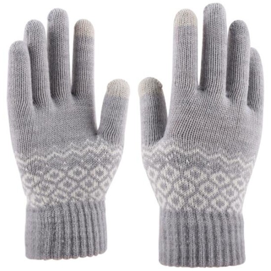 Manusi Touchscreen - Techsuit Knitting (ST0003) - Gray