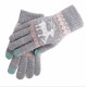 Manusi Touchscreen - Techsuit Raindeer Woolen (ST0002)  - Gray