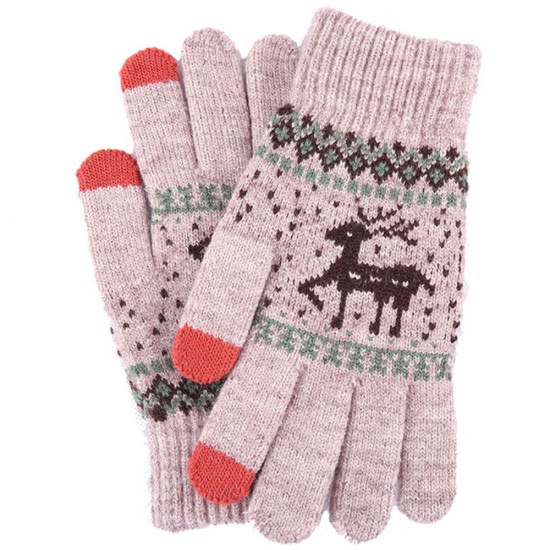 Manusi Touchscreen - Techsuit Raindeer Woolen (ST0002) - Khaki