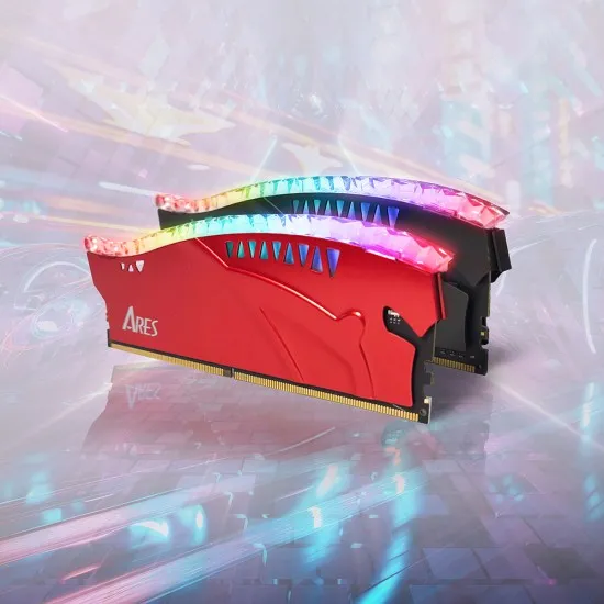 Memorie RAM pentru Desktop, DDR5, Gaming RAM, 16GB, 7200MHz, RGB - Dato Ares Armor Lite (ARB16G5R72) - Red Memorie RAM pentru Desktop, DDR5, Gaming RAM, 16GB, 7200MHz, RGB - Dato Ares Armor Lite (ARB16G5R72) - Red